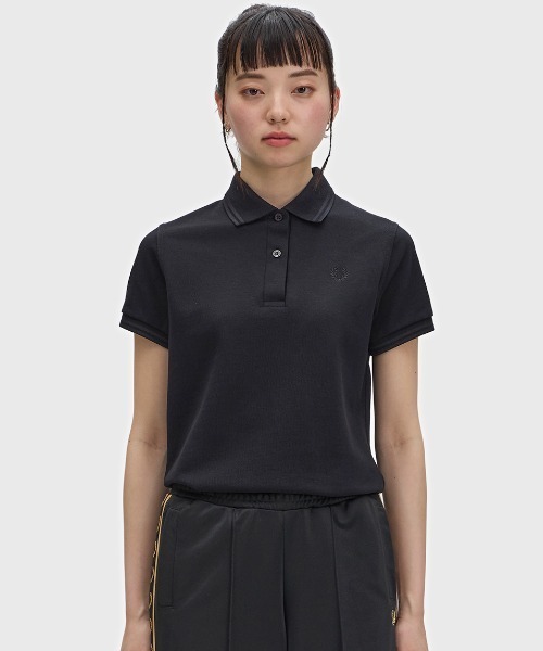 FRED PERRY 黒 ポロシャツ The Fred Perry Shirt - G12(8 157：BLACK / CHAMPAGNE): | FRED PERRY