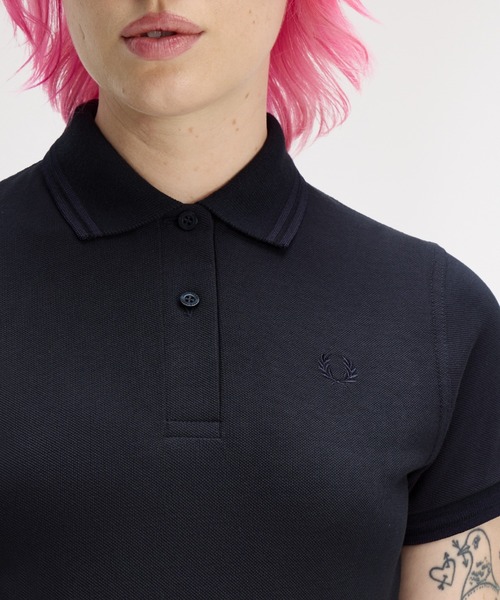 極美品♢フレッドペリー 最新モデル✨英国製 ポロシャツ G12 黒 金 L The Fred Perry Shirt - G12(8 157：BLACK / CHAMPAGNE): | FRED PERRY
