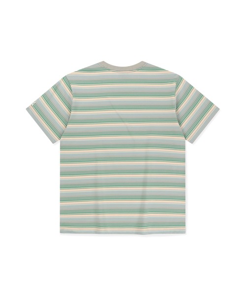 SUNLOVE(サンラブ)の「Striped Allday Tee(Tシャツ/カットソー・メンズ・グリーン/レッド/グレー・S/M/L/XL)」の4枚目の写真