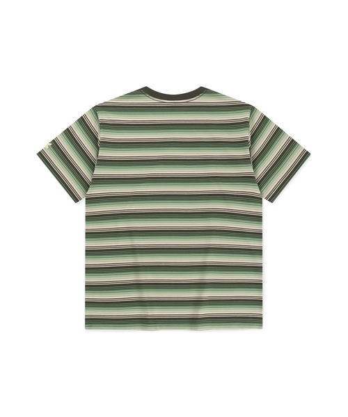 SUNLOVE(サンラブ)の「Striped Allday Tee(Tシャツ/カットソー・メンズ・グリーン/レッド/グレー・S/M/L/XL)」の7枚目の写真