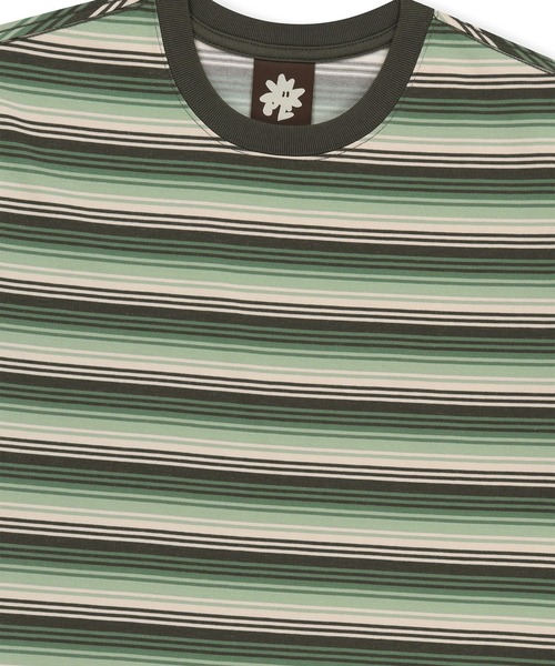 SUNLOVE(サンラブ)の「Striped Allday Tee(Tシャツ/カットソー・メンズ・グリーン/レッド/グレー・S/M/L/XL)」の8枚目の写真