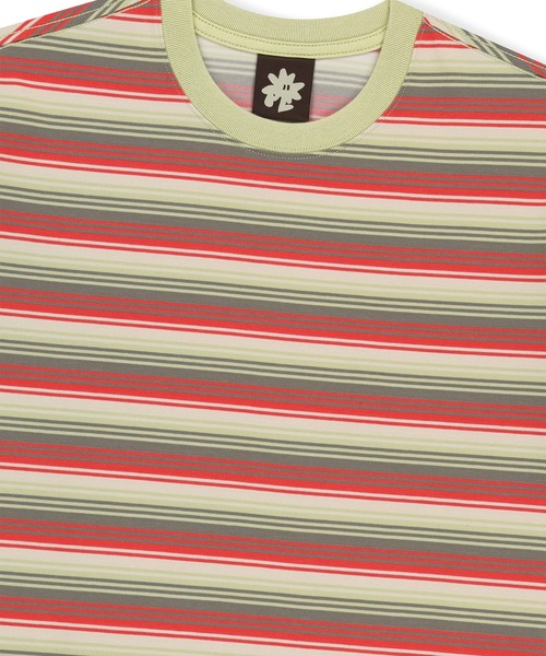 SUNLOVE(サンラブ)の「Striped Allday Tee(Tシャツ/カットソー・メンズ・グリーン/レッド/グレー・S/M/L/XL)」の11枚目の写真