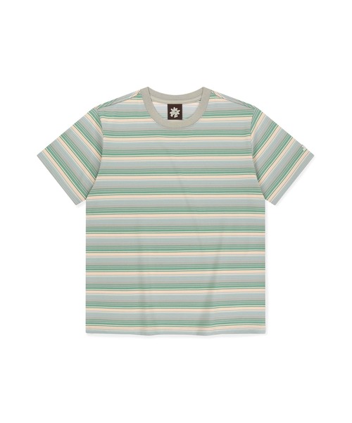 SUNLOVE(サンラブ)の「Striped Allday Tee(Tシャツ/カットソー・メンズ・グリーン/レッド/グレー・S/M/L/XL)」の16枚目の写真