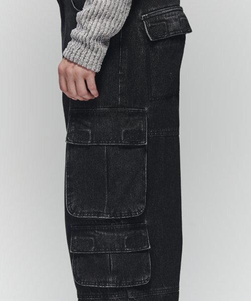 MAISON MINED(メゾンミネド)の「ADDED POCKET DENIM PANTS BLACK(デニムパンツ・メンズ・その他・46/48/50)」の5枚目の写真