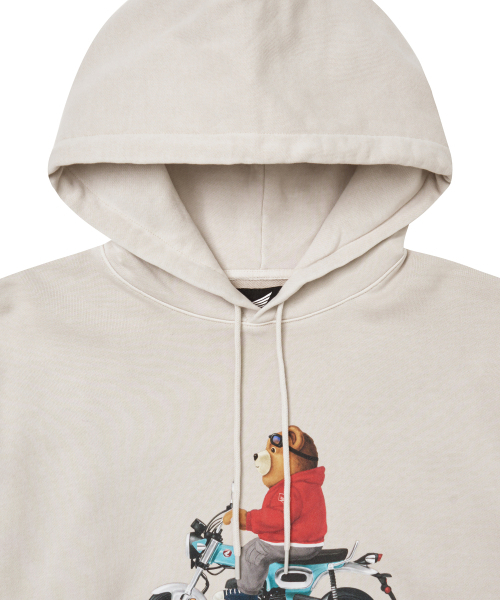 PHYPS MOTORCYCLE（フィップスモーターサイクル）の「Pigment Dax Bear Hoodie Beige（パーカー・レディース・その他・MEDIUM/LARGE/X-LARGE/SMALL）」の3枚目の写真