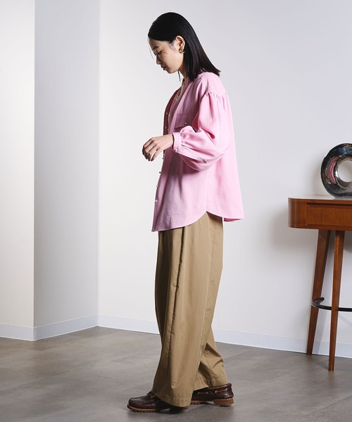 ROSE BUD（ローズバッド）の「GATHER CURVE PANTS（その他パンツ・レディース・ブラック/ベージュ/イエロー・S/M）」の19枚目の写真