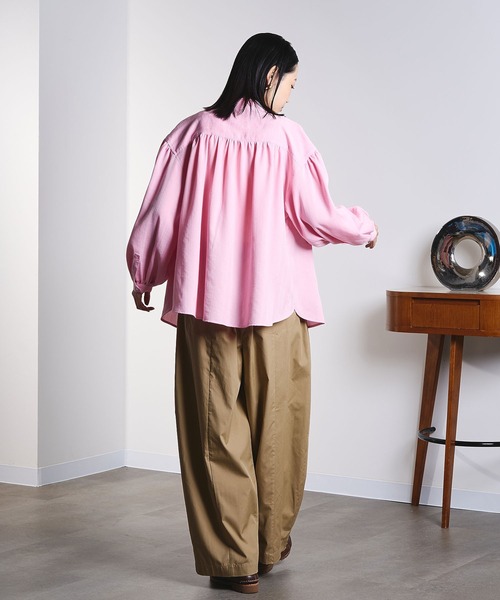 ROSE BUD（ローズバッド）の「GATHER CURVE PANTS（その他パンツ・レディース・ブラック/ベージュ/イエロー・S/M）」の18枚目の写真