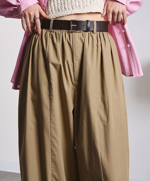 ROSE BUD（ローズバッド）の「GATHER CURVE PANTS（その他パンツ・レディース・ブラック/ベージュ/イエロー・S/M）」の17枚目の写真