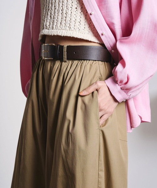 ROSE BUD（ローズバッド）の「GATHER CURVE PANTS（その他パンツ・レディース・ブラック/ベージュ/イエロー・S/M）」の16枚目の写真