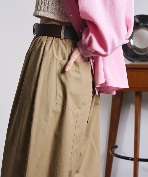 ROSE BUD（ローズバッド）の「GATHER CURVE PANTS（その他パンツ・レディース・ブラック/ベージュ/イエロー・S/M）」の15枚目の写真