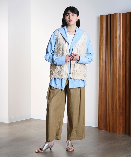 ROSE BUD（ローズバッド）の「GATHER CURVE PANTS（その他パンツ・レディース・ブラック/ベージュ/イエロー・S/M）」の12枚目の写真