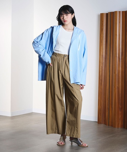 ROSE BUD（ローズバッド）の「GATHER CURVE PANTS（その他パンツ・レディース・ブラック/ベージュ/イエロー・S/M）」の10枚目の写真