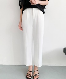 S～2L展開。足元すっきり9分丈 / 美脚万能テーパードパンツ