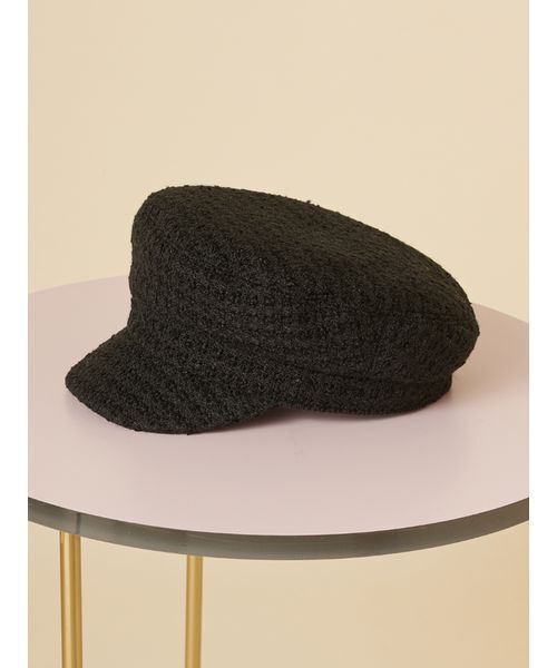 SNIDEL（スナイデル）の「ツイードキャスケット（キャスケット・レディース・アイボリー/ブラック・F）」の13枚目の写真