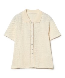 Ray BEAMS | ポロ カラー リング ドット シャツ(Tシャツ/カットソー)