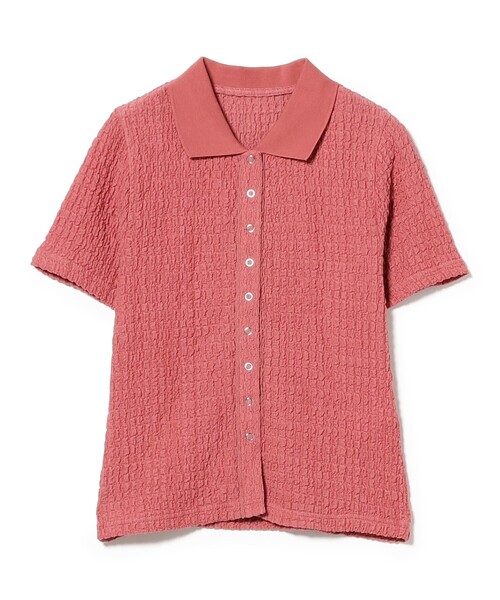 Ray BEAMS(レイビームス)の「ポロ カラー リング ドット シャツ(Tシャツ/カットソー・レディース・ブラック/レッド系その他/オフホワイト・ONE SIZE)」の13枚目の写真
