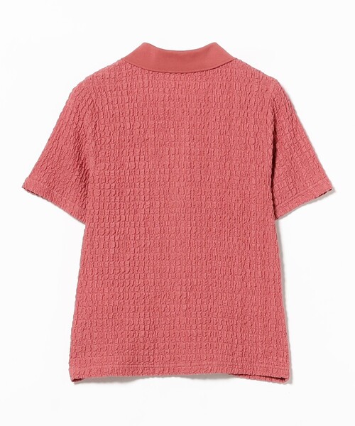 Ray BEAMS(レイビームス)の「ポロ カラー リング ドット シャツ(Tシャツ/カットソー・レディース・ブラック/レッド系その他/オフホワイト・ONE SIZE)」の15枚目の写真