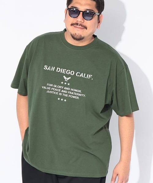 B&T CLUB(ビーティークラブ)の「Tシャツ 半袖 メンズ 大きいサイズ 綿麻 プリント リネンミックス クルーネック B&T CLUB (ビーアンドティークラブ)(Tシャツ/カットソー・メンズ・アイボリー/ワイン/グリーン/ホワイト/ダークグレー/オレンジ/ベージュ/ネイビー・X1(3L~4L)/X2(4L~5L)/X3(6L~7L)/X4(8L~9L))」の5枚目の写真