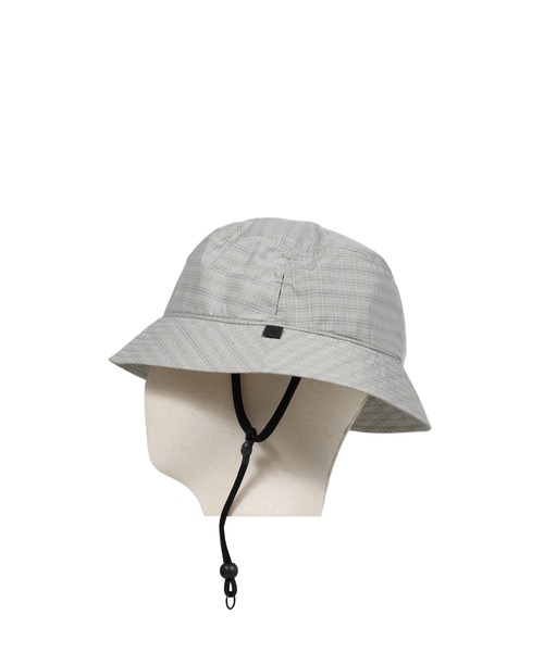 DAIWA PIER39(ダイワピア39)の「TECH VENTILATION HAT SUMMER PLAID(ハット・メンズ・ブラック×グレー/ブルー/ライトグレー・OS)」の6枚目の写真