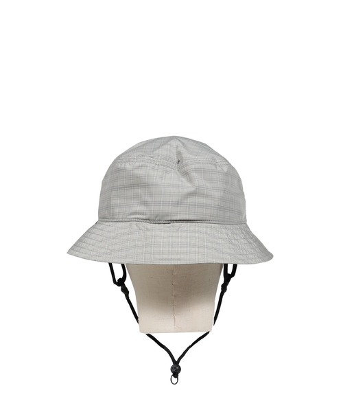 DAIWA PIER39(ダイワピア39)の「TECH VENTILATION HAT SUMMER PLAID(ハット・メンズ・ブラック×グレー/ブルー/ライトグレー・OS)」の7枚目の写真