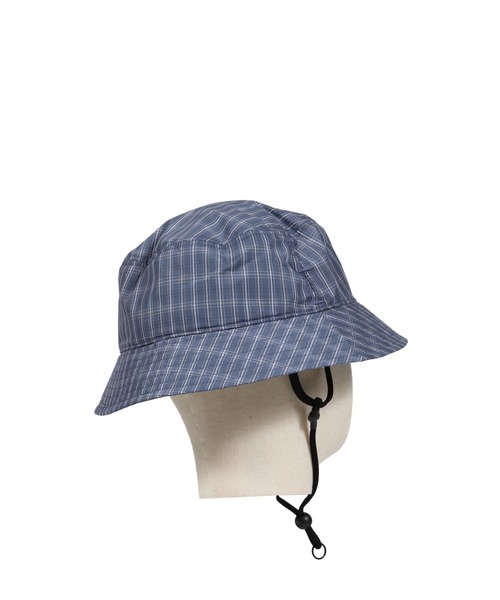 DAIWA PIER39(ダイワピア39)の「TECH VENTILATION HAT SUMMER PLAID(ハット・メンズ・ブラック×グレー/ブルー/ライトグレー・OS)」の10枚目の写真