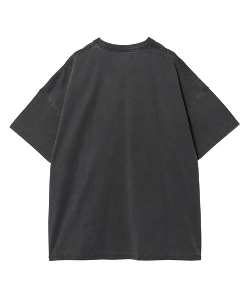X-girl（エックスガール）の「FADED FLOCKY NUMBER S/S TEE DRESS（ワンピース・レディース・ブラウン/ブラック/オリーブ・M/S）」の7枚目の写真