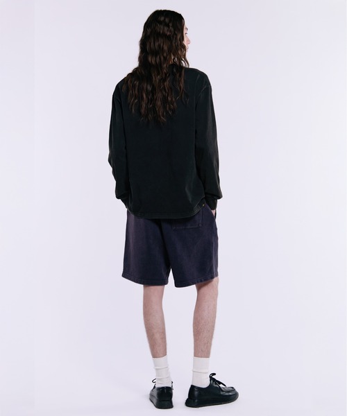 Alpha Industries(アルファインダストリーズ)の「【日本限定】Alpha Industries/アルファインダストリーズ/SNOW WASH SWEAT SHORTS/スノー ウォッシュ スウェット ショーツ(スウェットパンツ・メンズ・ネイビー/オリーブ/グレー/ブラック/ベージュ・MEDIUM/LARGE/X-LARGE)」の21枚目の写真