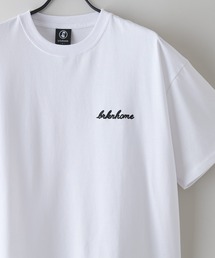 brknhome（ブロークンホーム）の「【BRKNHOME/ブロークンホーム】×【ZERO STAIN/ゼロステイン】【裾・袖ドローコードで変化】コラボTシャツ 汗染み防止 チェーン刺繍 オーバーサイズ（Tシャツ/カットソー）」