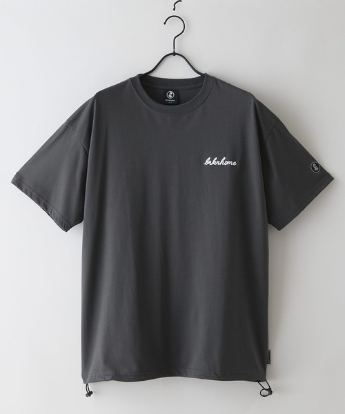 brknhome(ブロークンホーム)の「【BRKNHOME/ブロークンホーム】×【ZERO STAIN/ゼロステイン】【裾・袖ドローコードで変化】コラボTシャツ 汗染み防止 チェーン刺繍 オーバーサイズ(Tシャツ/カットソー・メンズ・スミクロ/ホワイト/オフホワイト・LARGE/MEDIUM)」の13枚目の写真