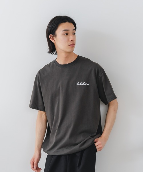 brknhome(ブロークンホーム)の「【BRKNHOME/ブロークンホーム】×【ZERO STAIN/ゼロステイン】【裾・袖ドローコードで変化】コラボTシャツ 汗染み防止 チェーン刺繍 オーバーサイズ(Tシャツ/カットソー・メンズ・スミクロ/ホワイト/オフホワイト・LARGE/MEDIUM)」の22枚目の写真