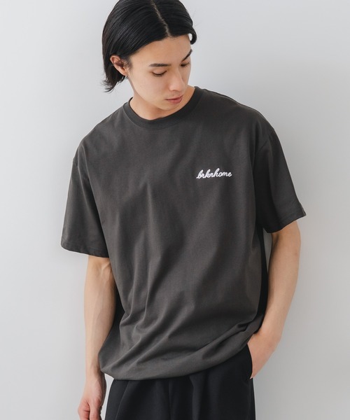 brknhome(ブロークンホーム)の「【BRKNHOME/ブロークンホーム】×【ZERO STAIN/ゼロステイン】【裾・袖ドローコードで変化】コラボTシャツ 汗染み防止 チェーン刺繍 オーバーサイズ(Tシャツ/カットソー・メンズ・スミクロ/ホワイト/オフホワイト・LARGE/MEDIUM)」の21枚目の写真