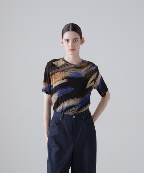 ADORE｜アドーアのTシャツ/カットソー（ブルー・ネイビー/青色系・半袖