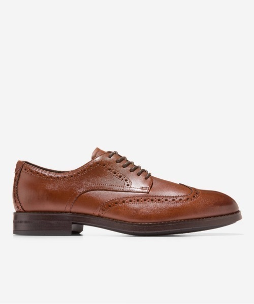 COLE HAAN(コールハーン)の「ハーモン グランド ウィングチップ オックスフォード mens(ドレスシューズ・メンズ・ブラウン・7.5/8/8.5/9/10/10.5/11)」の1枚目の写真