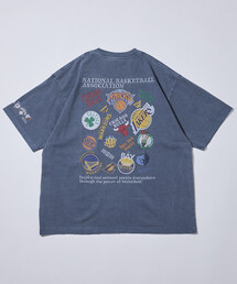 NBA × FREAK'S STORE 別注 ランダムチームロゴ バックプリント クルーネックTシャツ