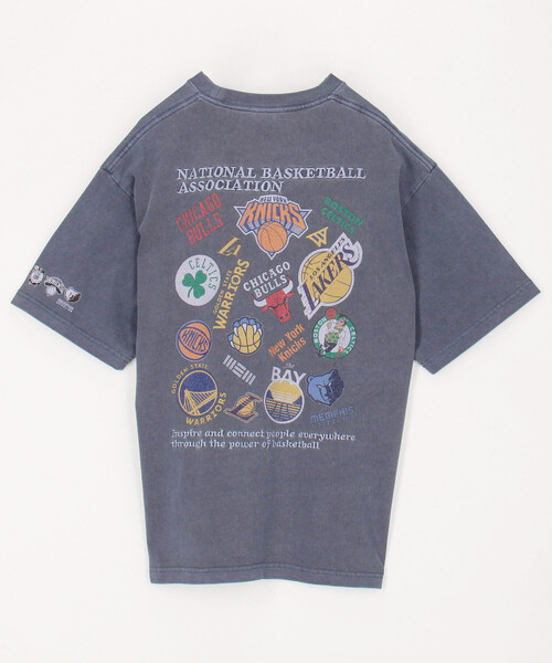 NBA × FREAK'S STORE 別注 ランダムチームロゴ バックプリント クルー