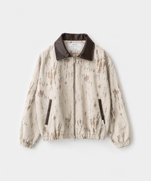 CANAL JEAN | SUPERTHANKS ダメージジャガードジップブルゾン(ブルゾン)