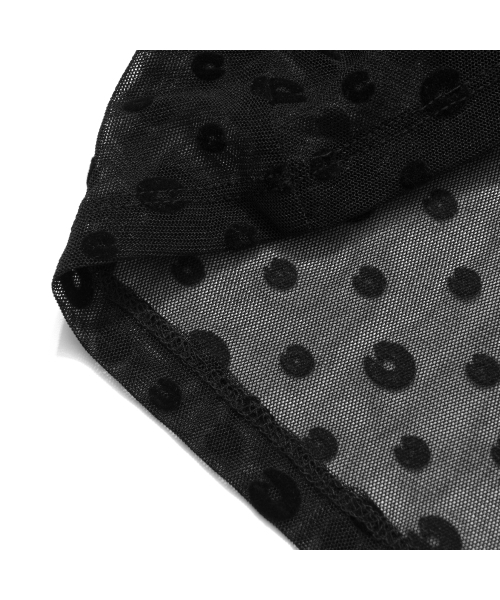 EXTRAORDINARY(エクストラオーディナリー)の「W LOGO PATTERN TEE BLACK(Tシャツ/カットソー・レディース・その他・F)」の5枚目の写真