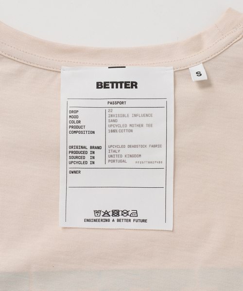 AP STUDIO(エーピーストゥディオ)の「【BETTTER/ベター】MOTHER T-SHIRT(Tシャツ/カットソー・レディース・ベージュ・FREE)」の2枚目の写真