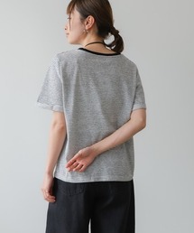 ピンボーダーTシャツ
