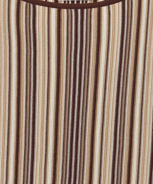 LEPSIM(レプシィム)の「14ゲージストライプリブタンク 681319(タンクトップ・レディース・ブラック/グリーン/ブルー/ブラウン・FREE)」の5枚目の写真