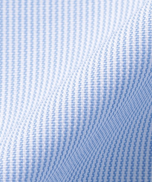 TOKYO SHIRTS(トウキョウシャツ)の「【吸水速乾】 形態安定ノンアイロン ワイド 半袖ビジネスワイシャツ(ビジネスシャツ・レディース・ブルー・XL/M/L/S/LL)」の5枚目の写真