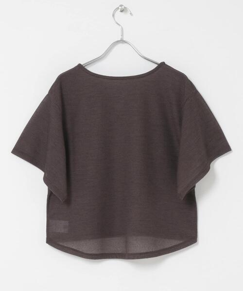 URBAN RESEARCH ROSSO WOMEN(アーバンリサーチ ロッソ)の「スリットスリーブカラミカットソー(Tシャツ/カットソー・レディース・ブルー系その他/アイボリー/ブラウン・FREE)」の18枚目の写真