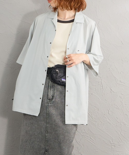 NANGA/ナンガ] PLC EXCURSION ショートスリーブ オープンカラーシャツ