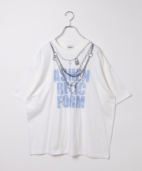 PBLIM（ページボーイリム）の「《UNISEX》トロンプルイユT（Tシャツ/カットソー・レディース・オフホワイト/ブラック・FREE）」の11枚目の写真