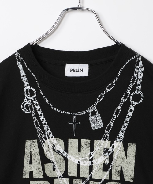 PBLIM（ページボーイリム）の「《UNISEX》トロンプルイユT（Tシャツ/カットソー・レディース・オフホワイト/ブラック・FREE）」の5枚目の写真