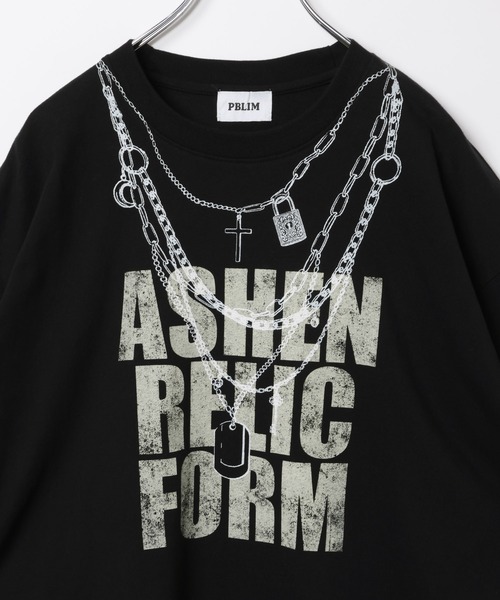 PBLIM（ページボーイリム）の「《UNISEX》トロンプルイユT（Tシャツ/カットソー・レディース・オフホワイト/ブラック・FREE）」の10枚目の写真