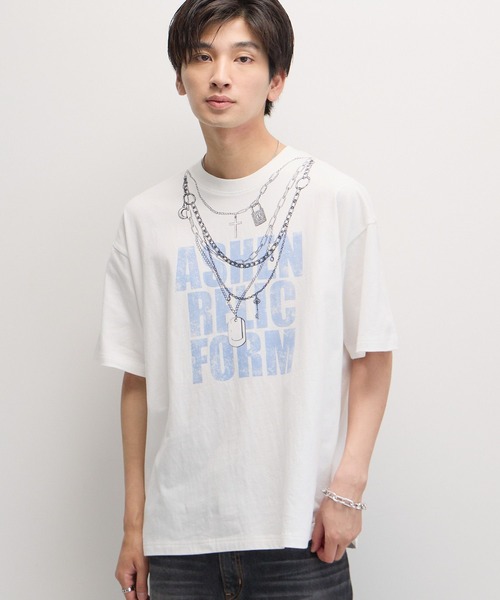 PBLIM（ページボーイリム）の「《UNISEX》トロンプルイユT（Tシャツ/カットソー・レディース・オフホワイト/ブラック・FREE）」の15枚目の写真