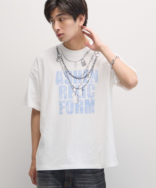 PBLIM（ページボーイリム）の「《UNISEX》トロンプルイユT（Tシャツ/カットソー・レディース・オフホワイト/ブラック・FREE）」の16枚目の写真