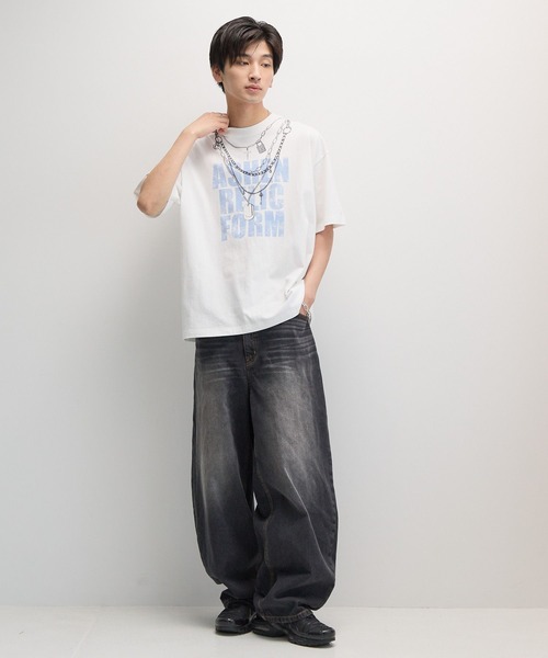 PBLIM（ページボーイリム）の「《UNISEX》トロンプルイユT（Tシャツ/カットソー・レディース・オフホワイト/ブラック・FREE）」の19枚目の写真
