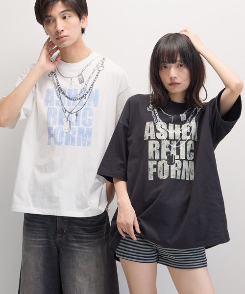 PBLIM（ページボーイリム）の「《UNISEX》トロンプルイユT（Tシャツ/カットソー・レディース・オフホワイト/ブラック・FREE）」の22枚目の写真